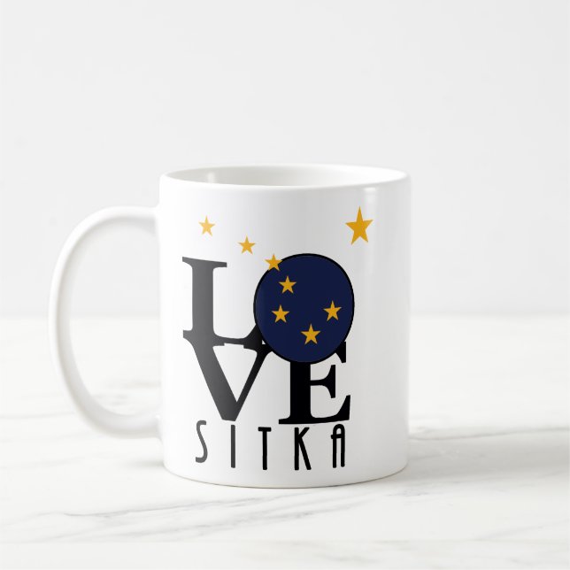 KÄRLEK Sitka Alaska 11oz Kaffemugg (Vänster)