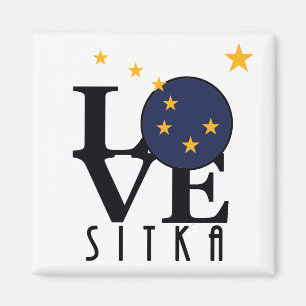 KÄRLEK Sitka Alaska Magnet