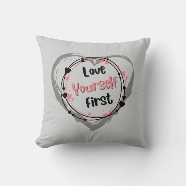 Kärlek själv, första BFTG Pillow Kudde (Framsida)
