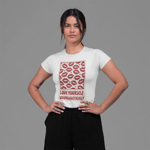 Kärlek själv opologetiskt retro-läge t shirt