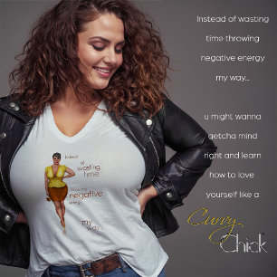 Kärlek själv som en Curvy Chick T-shirt