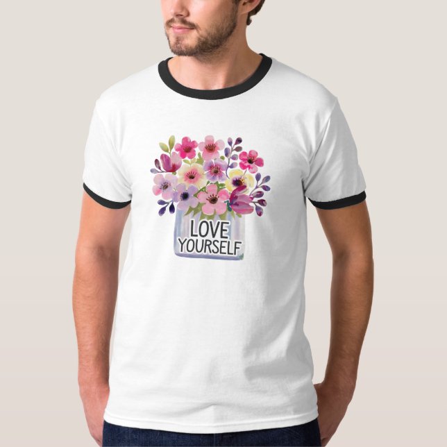 Kärlek själv t shirt (Framsida)
