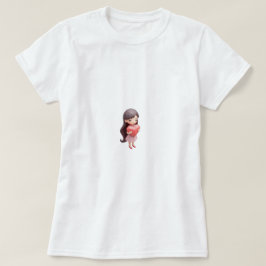 Kärlek självt, första Cute Heart-skript, kvinnor T Shirt