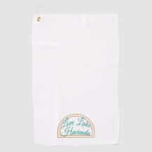 Kärlek Sjö Hacienda Golf Towel