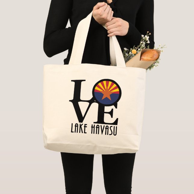 KÄRLEK Sjö Havasu Jumbo Tygkasse (Framsida (produkt))