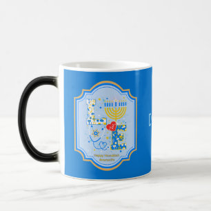 Kärlek Sjuksköterska Judiskt Liv Glad Hanukkah Magisk Mugg