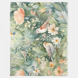 Kärlek sjunger Fleece Blanket