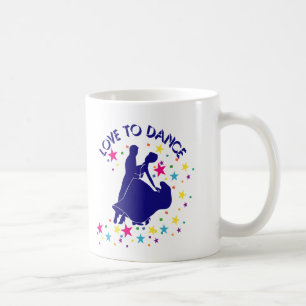 Kärlek ska dansa kaffemugg