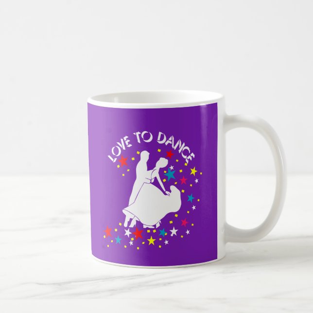 Kärlek ska dansa kaffemugg (Höger)