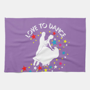 Kärlek ska dansa kökshandduk
