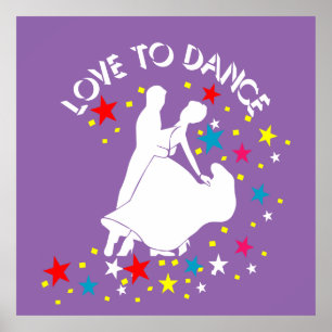 Kärlek ska dansa poster