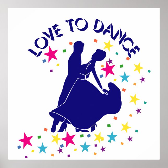 Kärlek ska dansa poster (Framsidan)