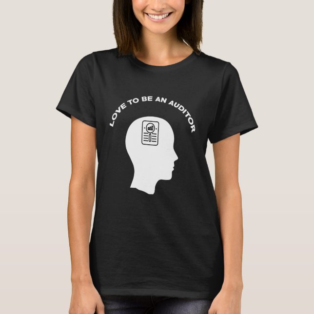 Kärlek skall vara revisor och revisor. t shirt (Framsida)