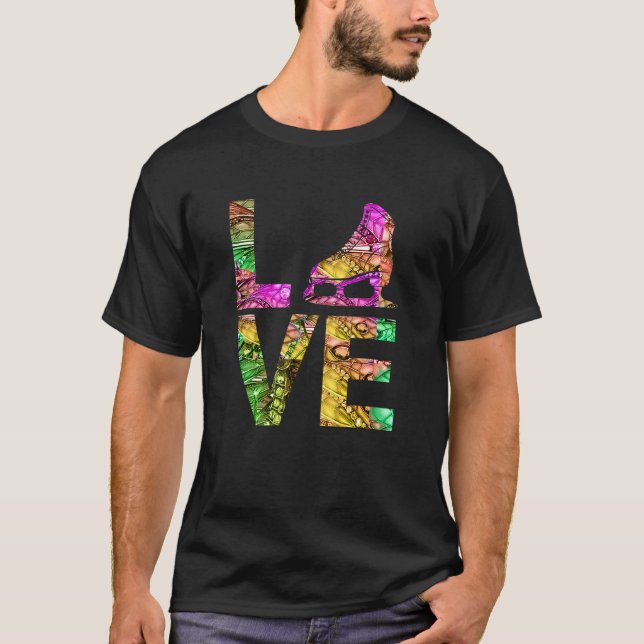 Kärlek Skate Team Fan T Shirt (Framsida)