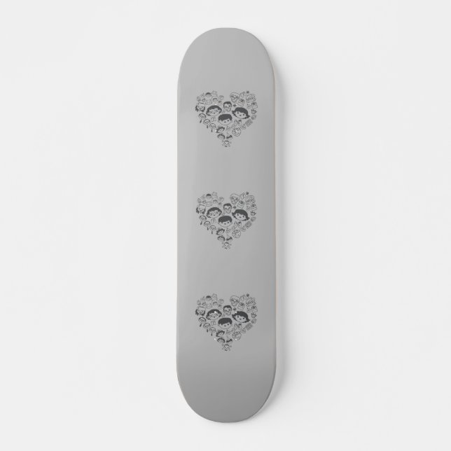 Kärlek Skateboard Bräda 19,5 Cm (Framsida)