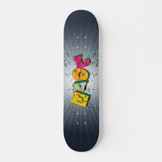 KÄRLEK SKATEBOARD BRÄDA 19,5 CM (Framsida)