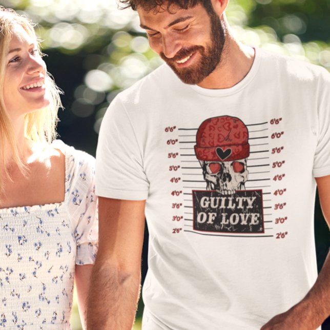 Kärlek Skeleton Alla hjärtans dag T Shirt (Skapare uppladdad)