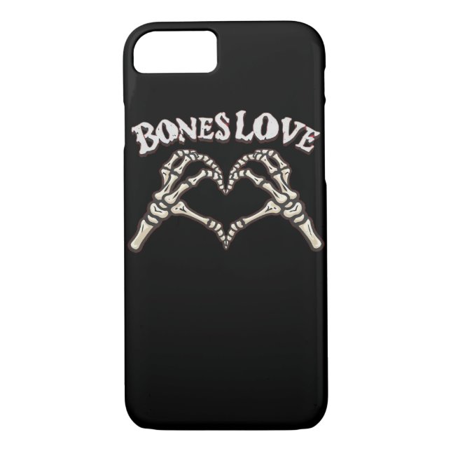 Kärlek Skeleton Hand Classic Case-Mate iPhone Skal (Baksida)