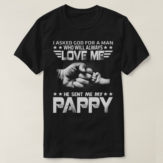 kärlek skickade han min pappy t shirt (Design framsida)