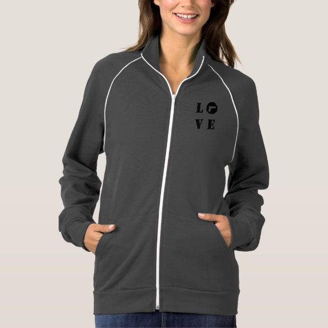 Kärlek skjutvapen tee shirt (Framsida)