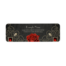 Kärlek skönhet och rikedom returadress etikett