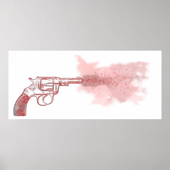 kärlek-skott poster (Framsidan)