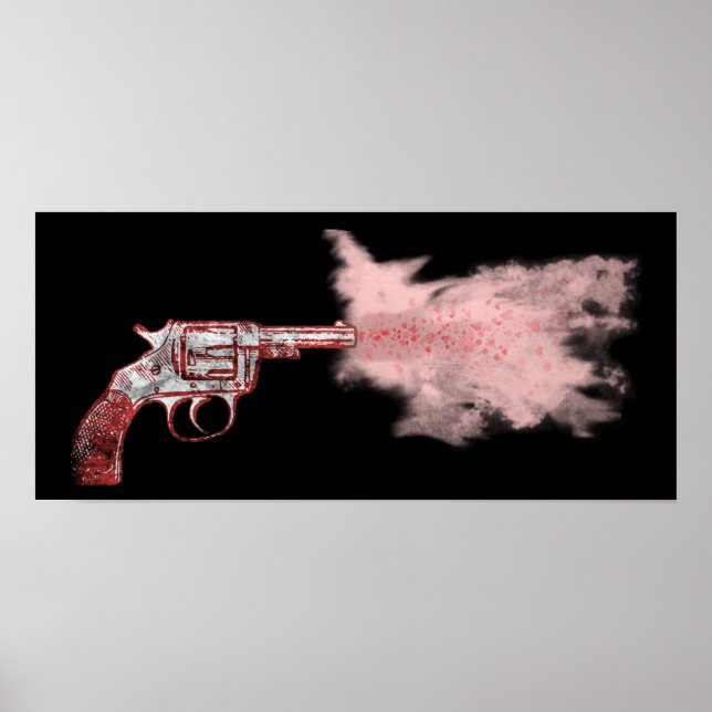 kärlek-skott poster (Framsidan)