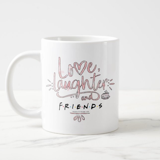 Kärlek, Skratt och FRIENDS™ Jumbo Mugg (Vänster)