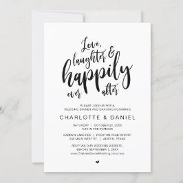 Kärlek, Skratt och lyckligtvis allt efter, Bröllop Inbjudningar