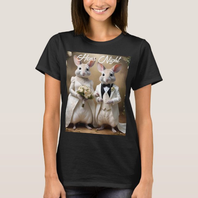 "Kärlek Skutt nere under: A Bilby Bröllop Firande T Shirt (Framsida)