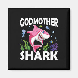 Kärlek Smile Nice Godmoder Shark i havet Magnet