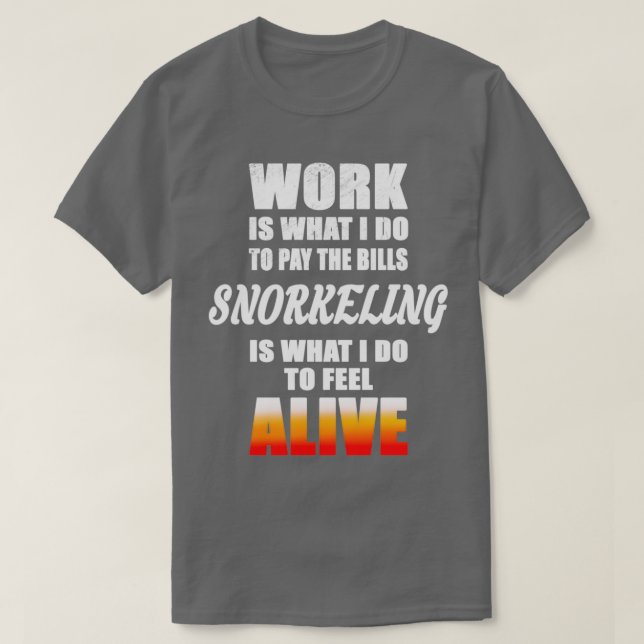 Kärlek snorkeling t shirt (Design framsida)