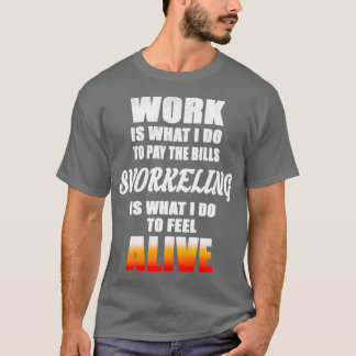 Kärlek snorkeling t shirt