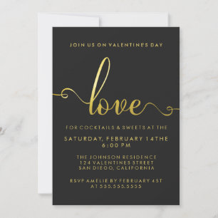 kärlek, Snyggten Valentines day Party Inbjudningar