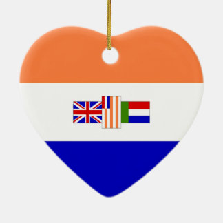 Kärlek södra Afrikan Julgransprydnad Keramik