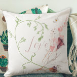Kärlek Soft Watercolor Flowers Romantic Kudde<br><div class="desc">Är du romantisk? Gillar du att omge dig själv med vacker sak? Då är det här känsliga dekorativ kudde bara höger för dig! Om du vill kan du ändra texten och färg i texten och färg i bakgrunden. Ha roligt!</div>