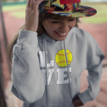 KÄRLEK Softball Fastpitch Softball Player eller Co