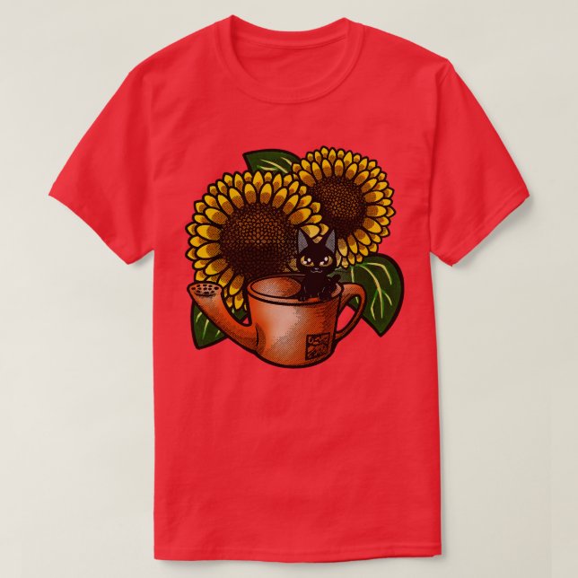 Kärlek solblommor t shirt (Design framsida)