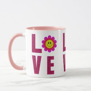 Kärlek Solros Mugg