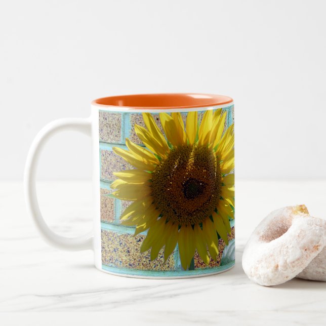 Kärlek Solros Mugg (Med munk)