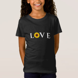 Kärlek Solrosfartyg T Shirt