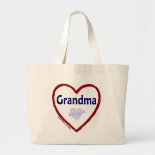 Kärlek som är en mormor jumbo tygkasse