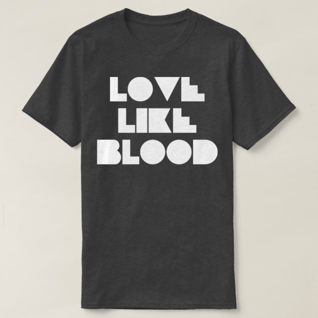Kärlek som Bood White T Shirt (Design framsida)