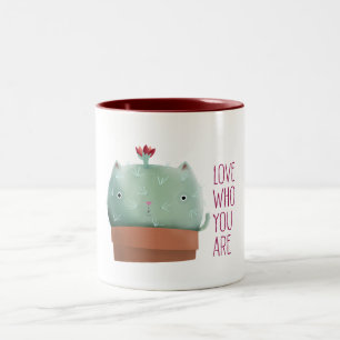 Kärlek som du är Cactus Cat - 11 oz. Mugg