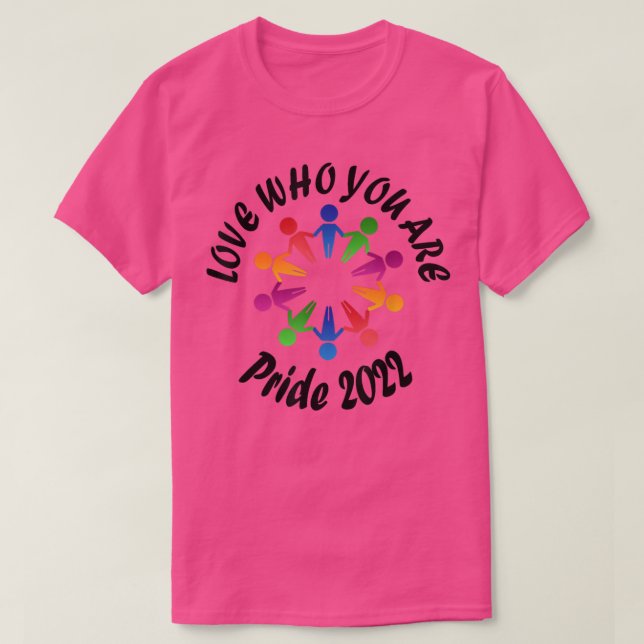 Kärlek som du är Pride månad 2022  T Shirt (Design framsida)