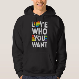 Kärlek som du vill ha Gay pride LGBT Manar Women R Hoodie