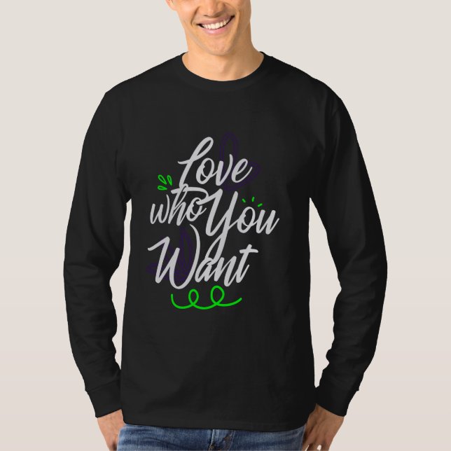 Kärlek som du vill ha t shirt (Framsida)