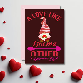 Kärlek som Gnome andra Valentineser Julkort
