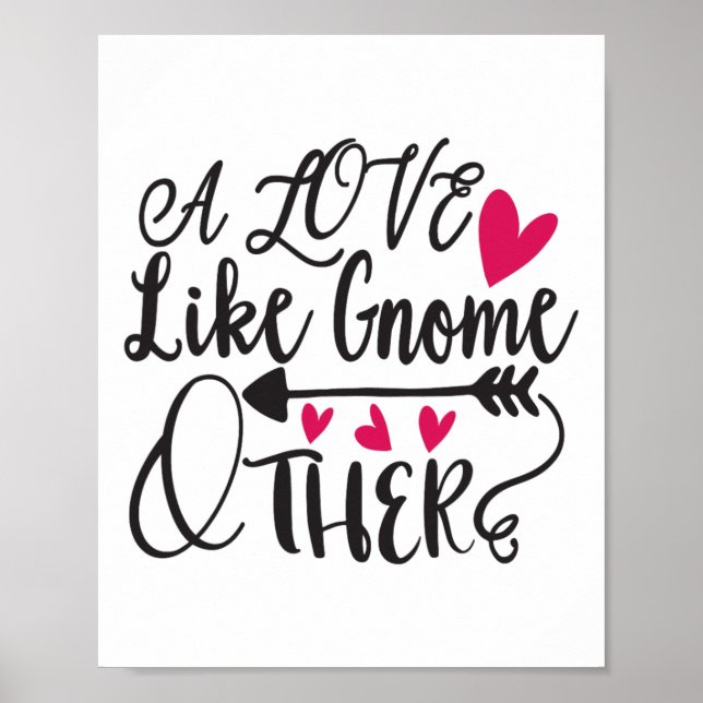Kärlek som Gnome Annan Valentine Poster (Framsidan)