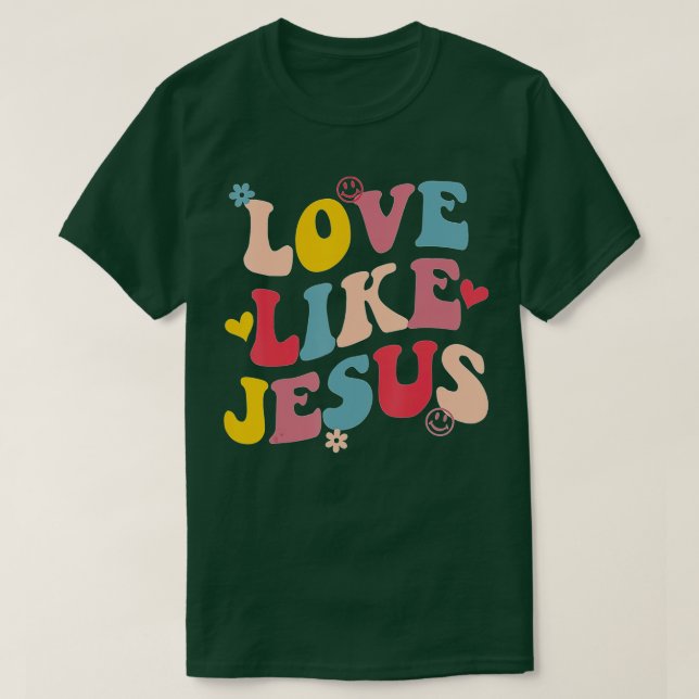 Kärlek som Jesus (1) T Shirt (Design framsida)